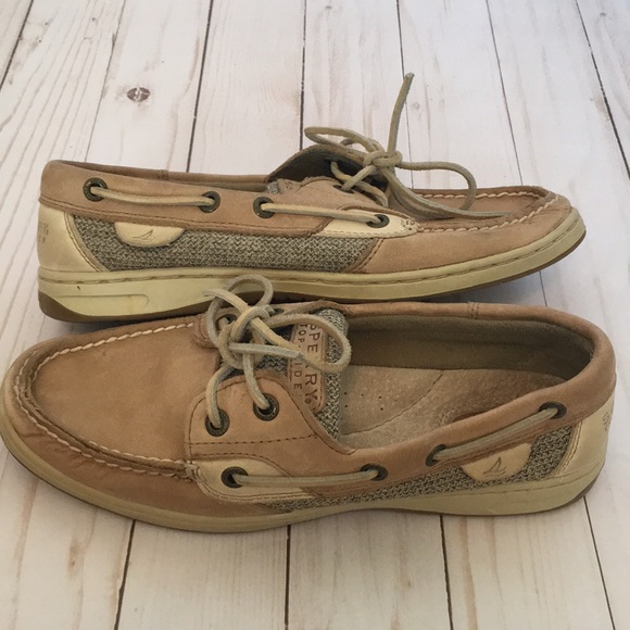 light tan boat shoes